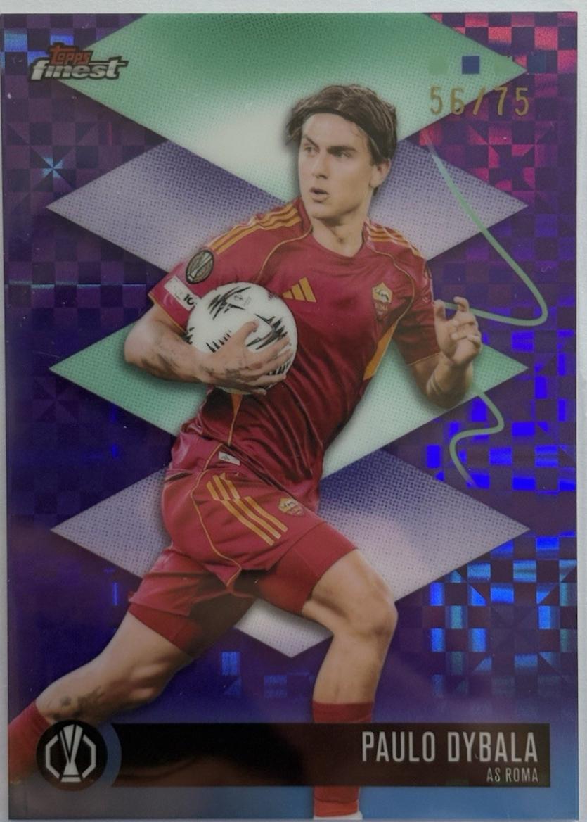 Paulo Dybala #487 2025 Topps Finest UEFA