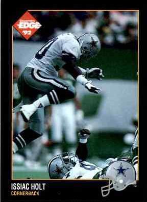 Issiac Holt #35 Football Cards 1992 Collector's Edge