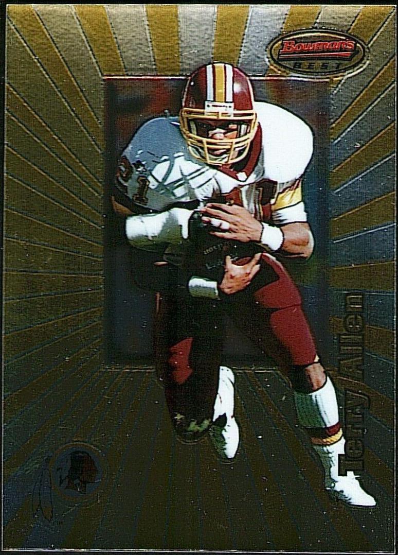 Terry Allen #11 Football Cards 1998 Bowman's Best