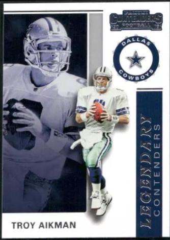 Troy Aikman #LC-TA Football Cards 2019 Panini Contenders Legendary Contenders