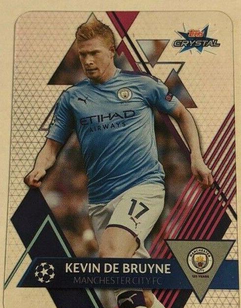 Kevin De Bruyne #42 Soccer Cards 2019 Topps UEFA Champions League Crystal