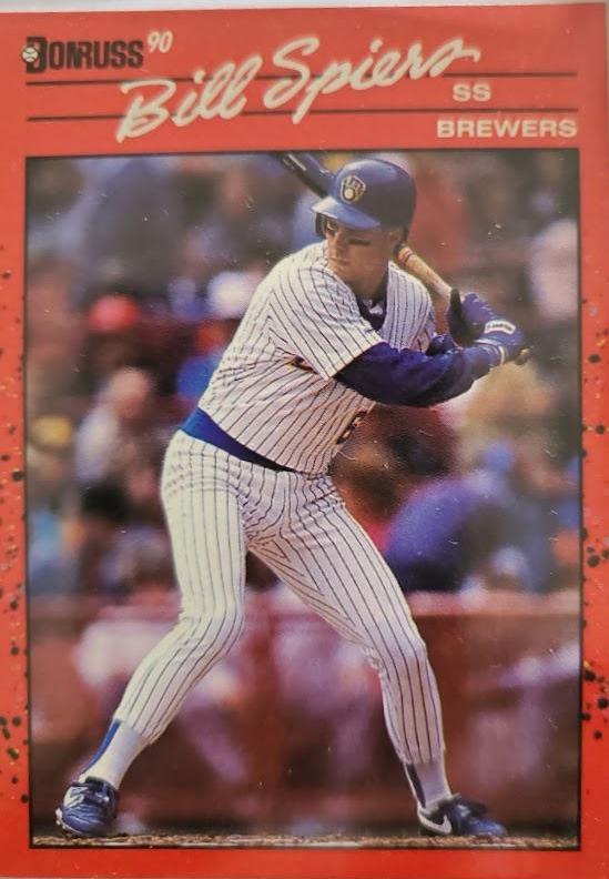 Bill Spiers #382 Baseball Cards 1990 Donruss