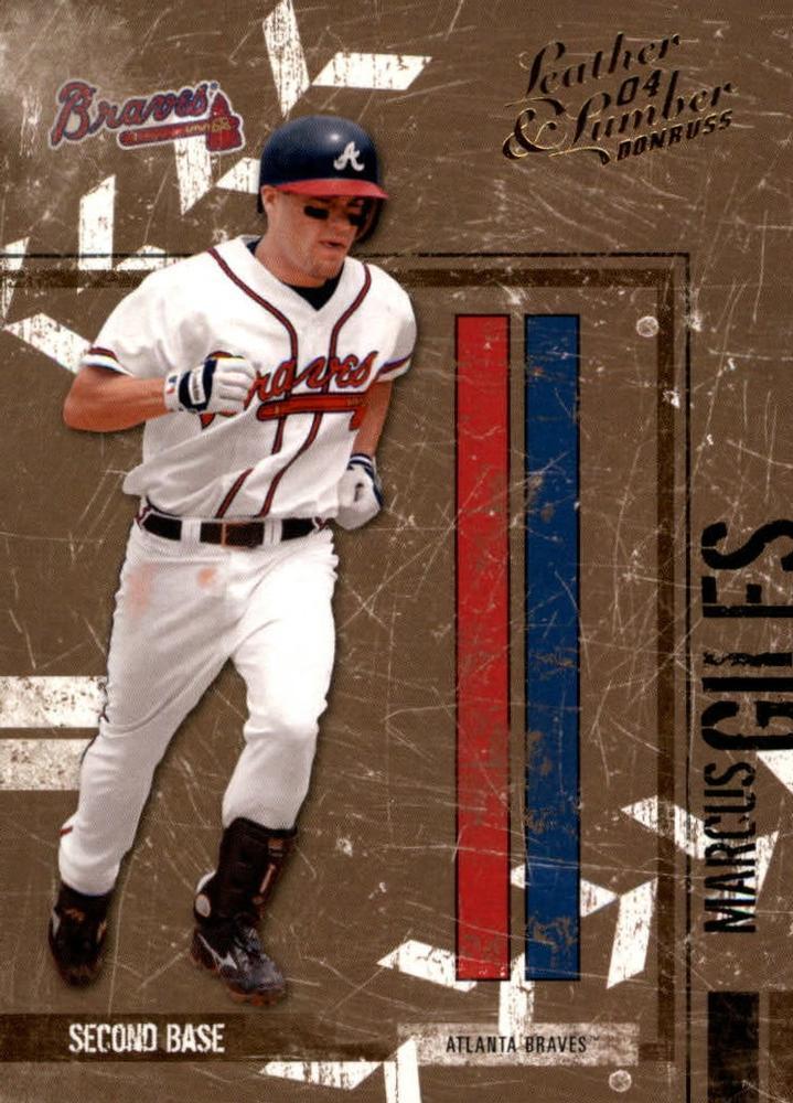 Marcus Giles #16 Baseball Cards 2004 Donruss Leather & Lumber