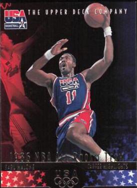 Karl Malone #9 Basketball Cards 1996 Upper Deck USA