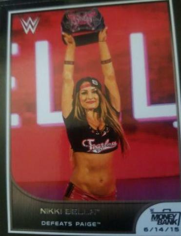 Nikki Bella #45 Wrestling Cards 2016 Topps WWE Road to Wrestlemania