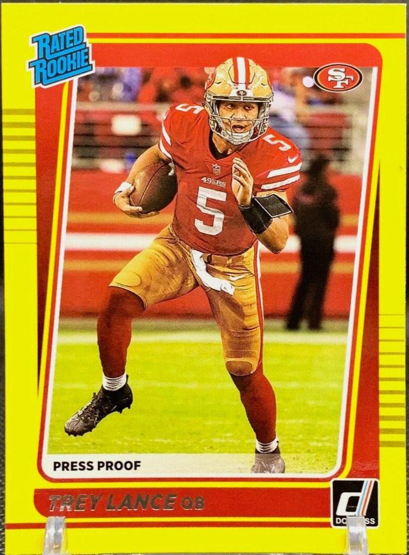Trey Lance #254 2021 Panini Donruss Football