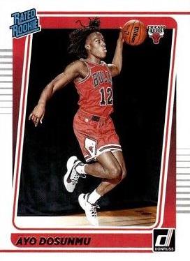 Ayo Dosunmu #221 Basketball Cards 2021 Panini Donruss