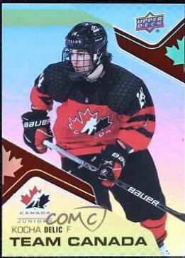 Kocha Delic #CA-22 Hockey Cards 2022 Upper Deck Team Canada Juniors Acetates