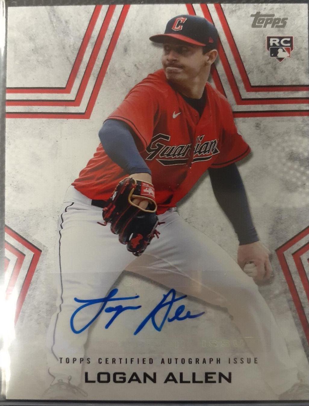 Logan Allen #BSA-LA Baseball Cards 2023 Topps Update Stars Autographs