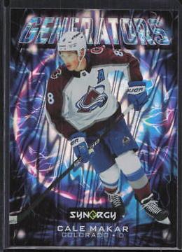 Cale Makar #G-16 Hockey Cards 2024 Upper Deck Synergy Generators
