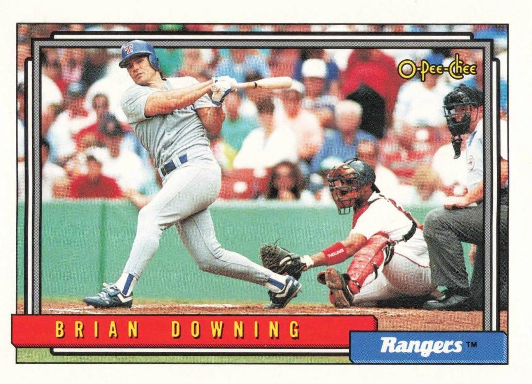 Brian Downing #173 1992 O-Pee-Chee Baseball
