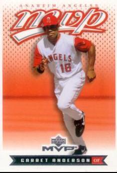 Garret Anderson #5 Baseball Cards 2003 Upper Deck MVP