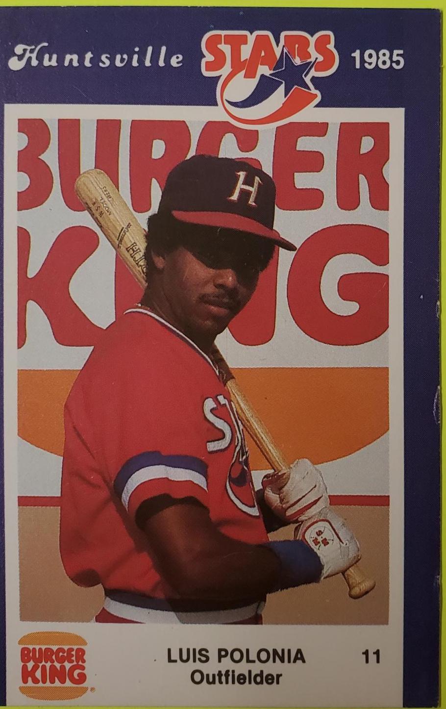 Luis Polonia #11 Baseball Cards 1985 Topps Mini