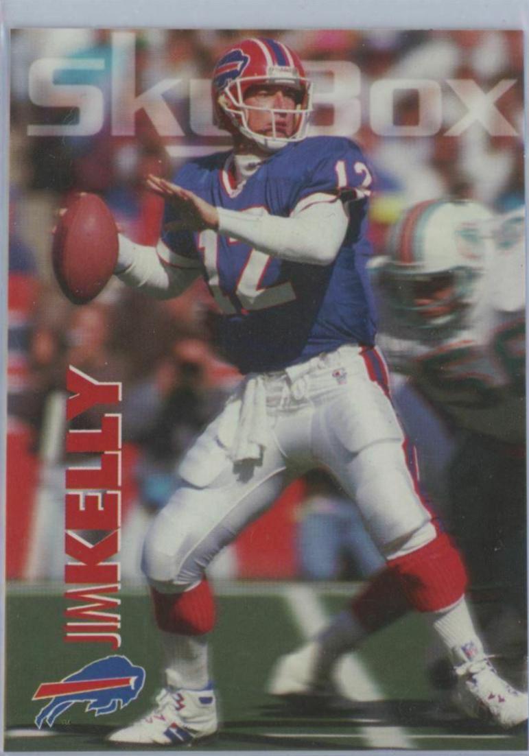 Jim Kelly #IP1 Football Cards 1993 Skybox Impact Promo