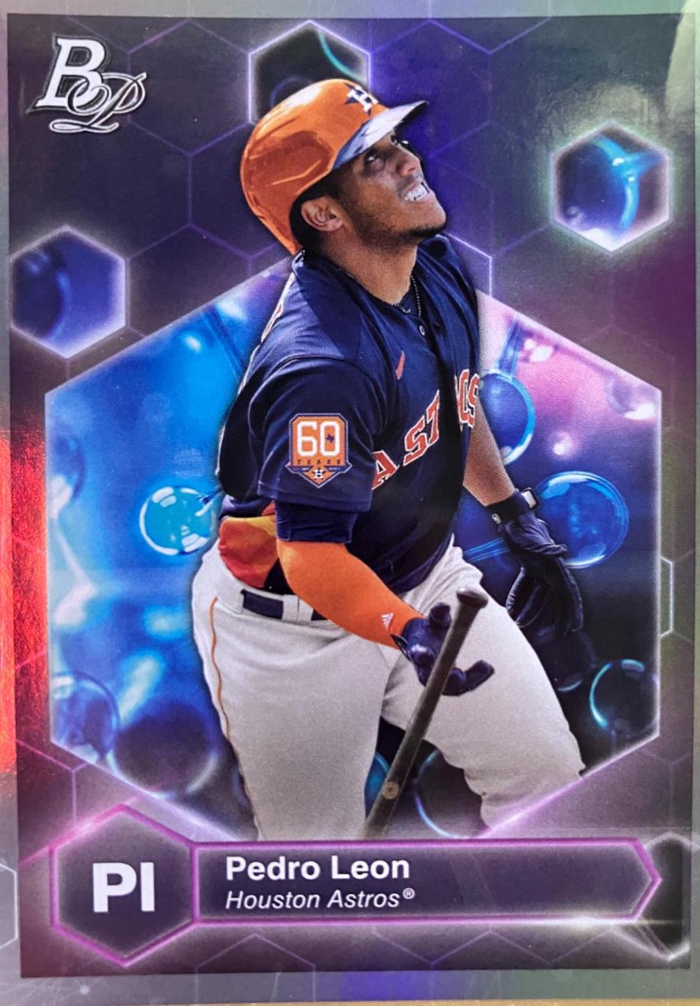 Pedro Leon #PE-10 Baseball Cards 2022 Bowman Platinum Precious Elements