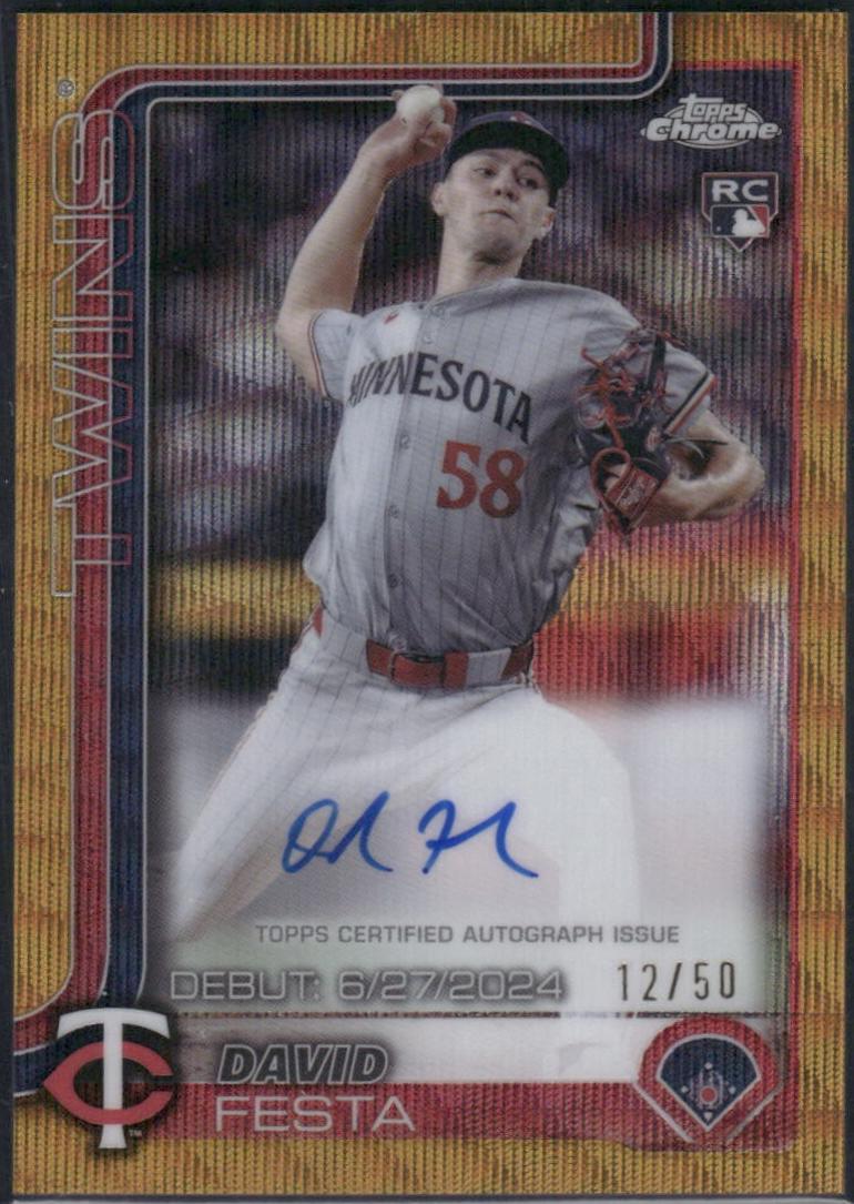 David Festa [Gold Refractor] #CRDA-DF