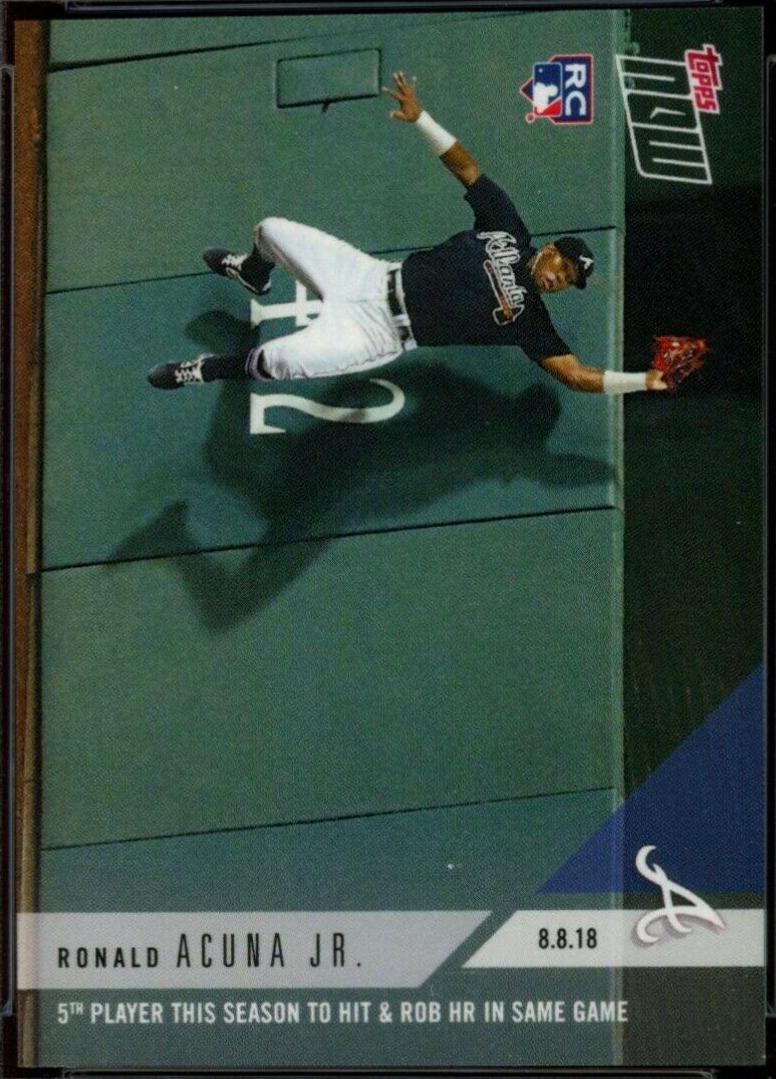 Ronald Acuna Jr. #575 Baseball Cards 2018 Topps Now