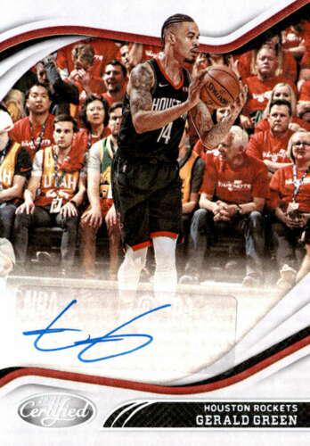 Gerald Green #CS-GGR Basketball Cards 2020 Panini Certified Signatures
