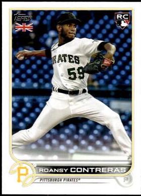 Roansy Contreras #203 Baseball Cards 2022 Topps UK Edition