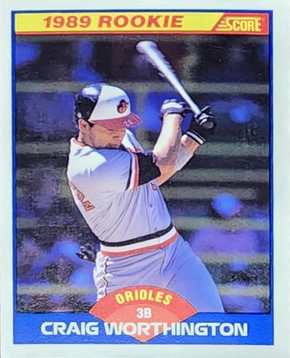 Craig Worthington #636 Baseball Cards 1989 Score