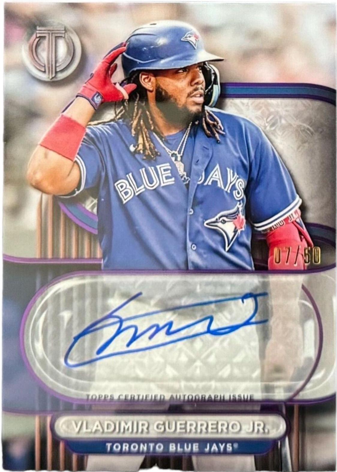 topps Vladimir Guerrero jr. 直筆サインカード/50 10枚限定Vladimir Guerrero Jr. 直筆サインカード