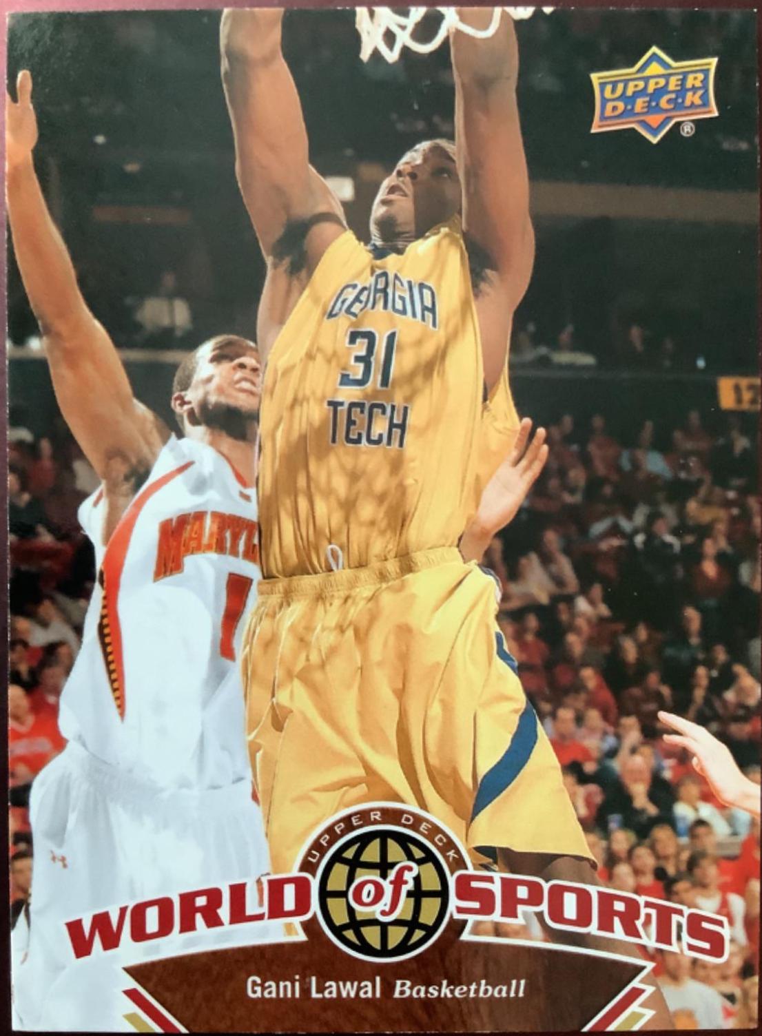 Gani Lawal #25 Basketball Cards 2010 Upper Deck World of Sports