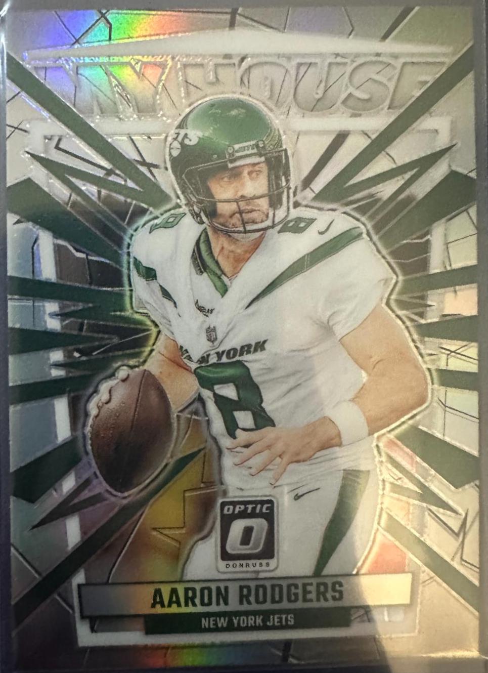 Aaron Rodgers #2 Football Cards 2023 Panini Donruss Optic My House