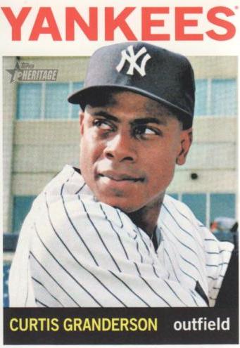 Curtis Granderson #50 Baseball Cards 2013 Topps Heritage