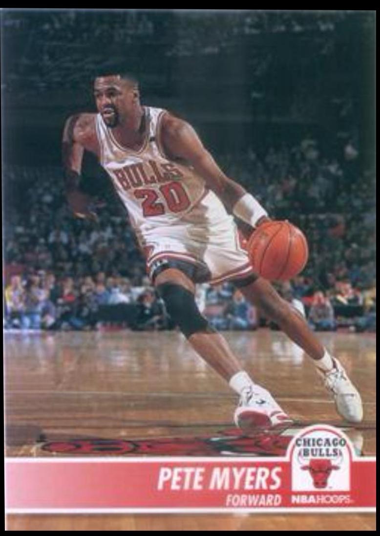 Pete Myers #29 Basketball Cards 1994 Hoops