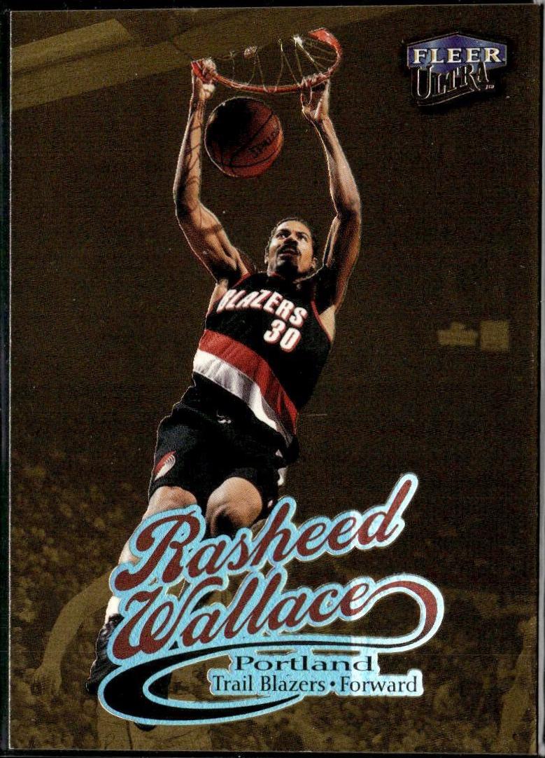 Rasheed Wallace #16G 1998 Ultra Gold Medallion Basketball