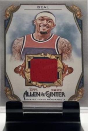 Bradley Beal #AGRB-BBE Baseball Cards 2022 Topps Allen & Ginter Relics B