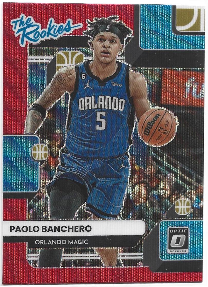 2022 Paolo Banchero [Red Wave] #1