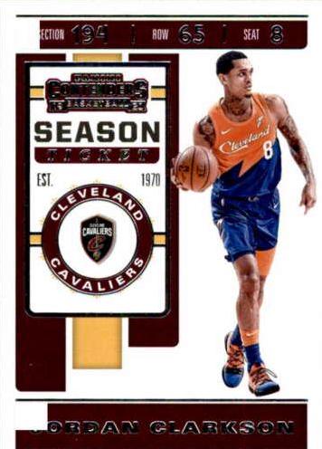 Jordan Clarkson #50 Basketball Cards 2019 Panini Contenders