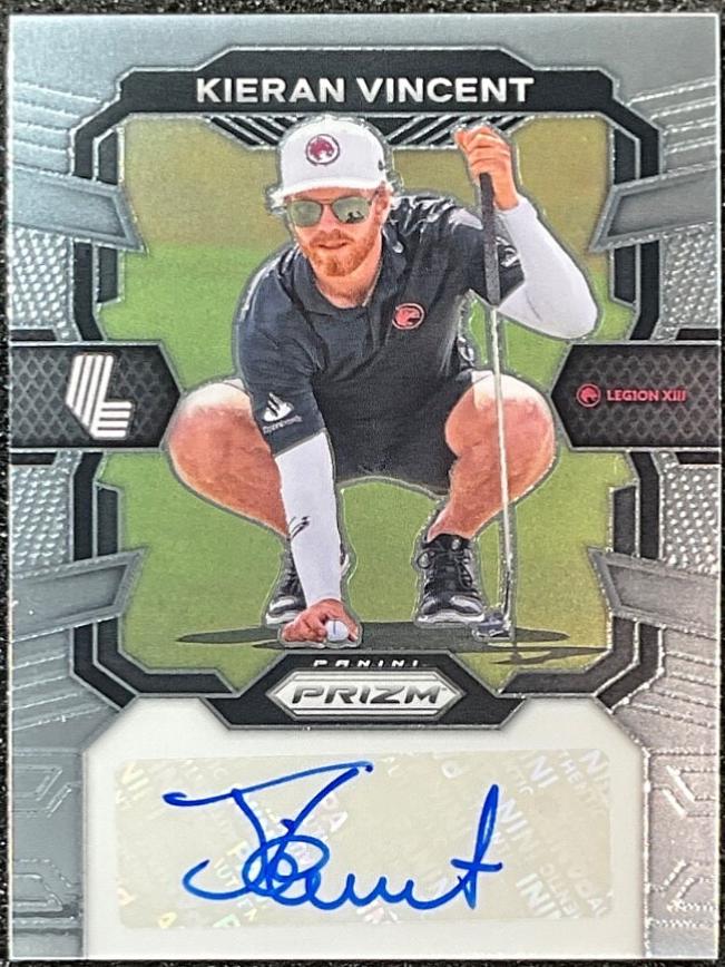 Kieran Vincent #7 Golf Cards 2024 Panini Prizm LIV Signature