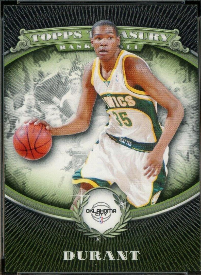 Kevin Durant #89 Basketball Cards 2008 Topps Treasury