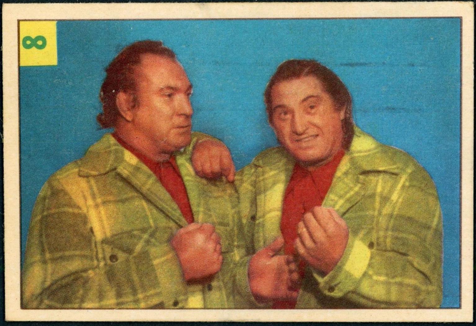 The Mills Brothers #8 Wrestling Cards 1955 Parkhurst