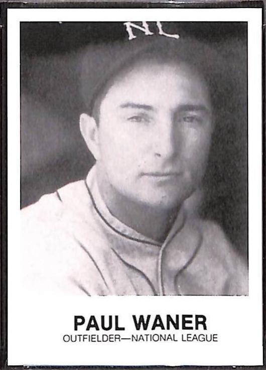 Paul Waner #15 Baseball Cards 1983 TCMA Renata Galasso