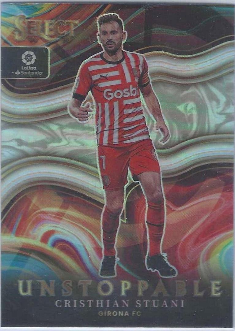Cristhian Stuani #11 Soccer Cards 2022 Panini Select La Liga Unstoppable