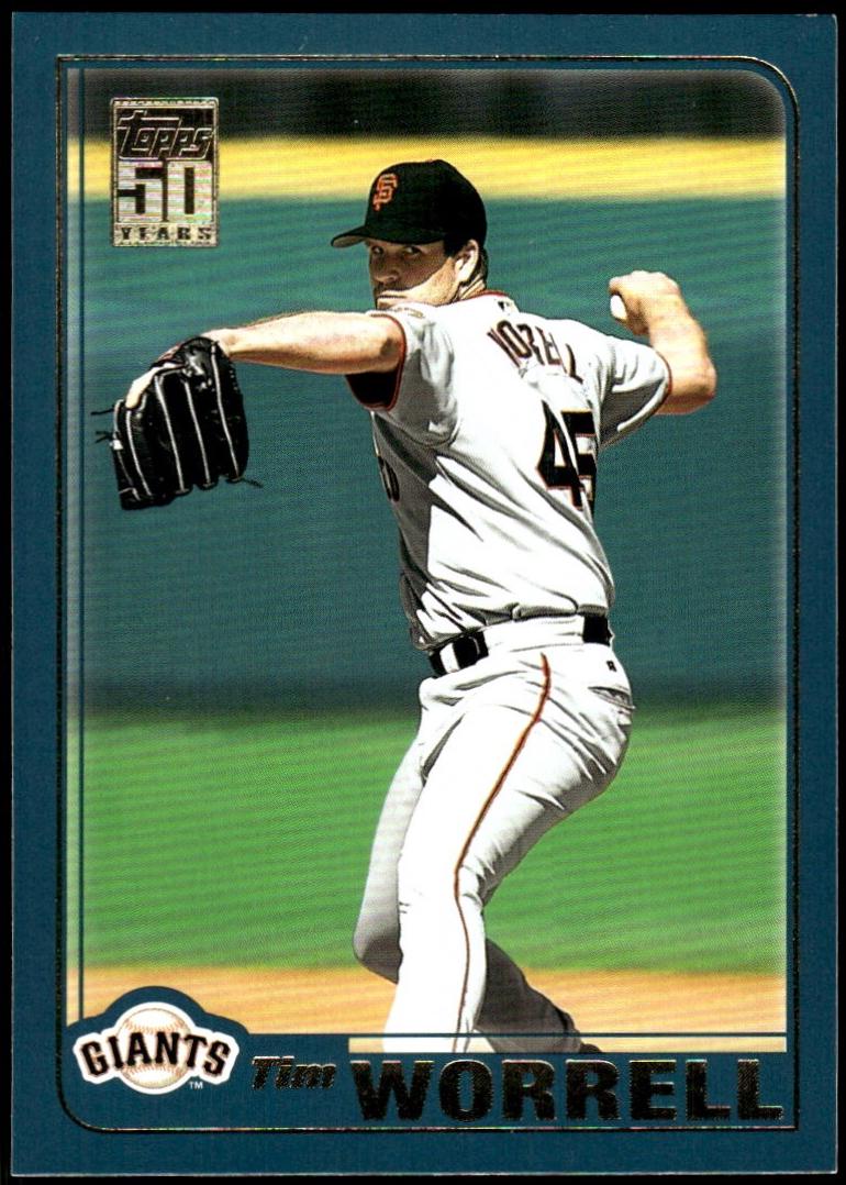 Tim Worrell #T61 2001 Topps Traded Baseball