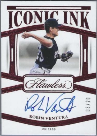 Robin Ventura #II-RV 2024 Panini Flawless Baseball Iconic Ink