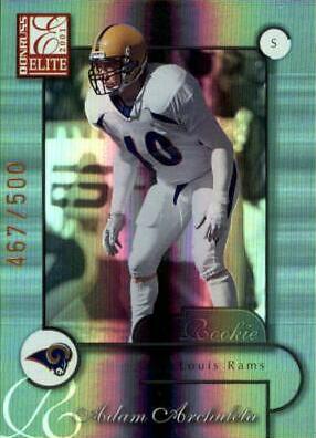 Adam Archuleta #200 2001 Panini Donruss Elite Football