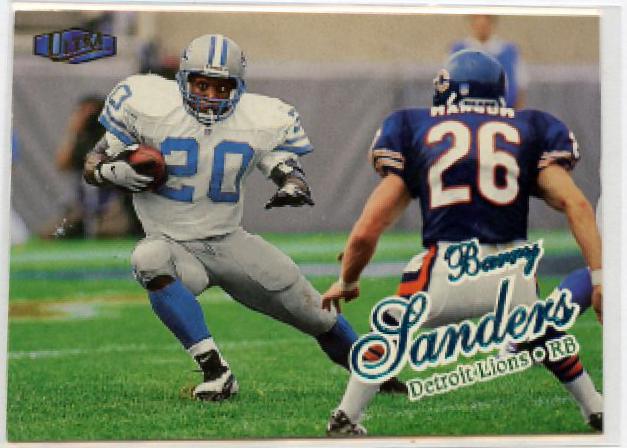 Barry Sanders #1 Football Cards 1998 Ultra