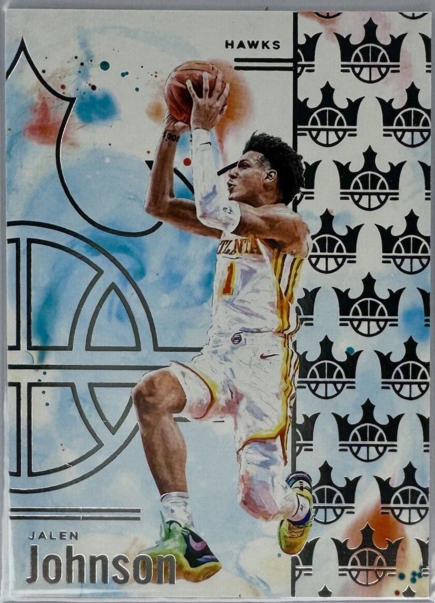 Jalen Johnson #4 Basketball Cards 2024 Panini Court Kings