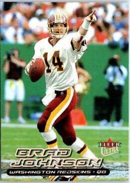 Brad Johnson #14 Football Cards 2001 Fleer E X