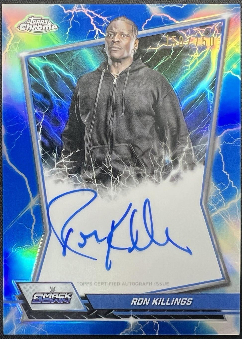 Ron Killings [Blue Refractor] #BBA-RON