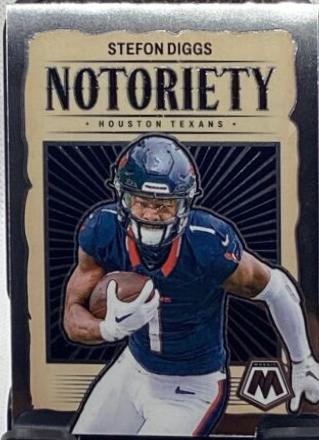 Stefon Diggs #7 Football Cards 2024 Panini Mosaic Notoriety