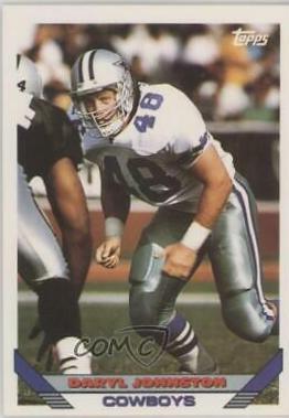 Daryl Johnston #5 Football Cards 1993 Topps