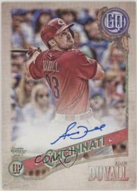 Adam Duvall #GQA-AD Baseball Cards 2018 Topps Gypsy Queen Autographs
