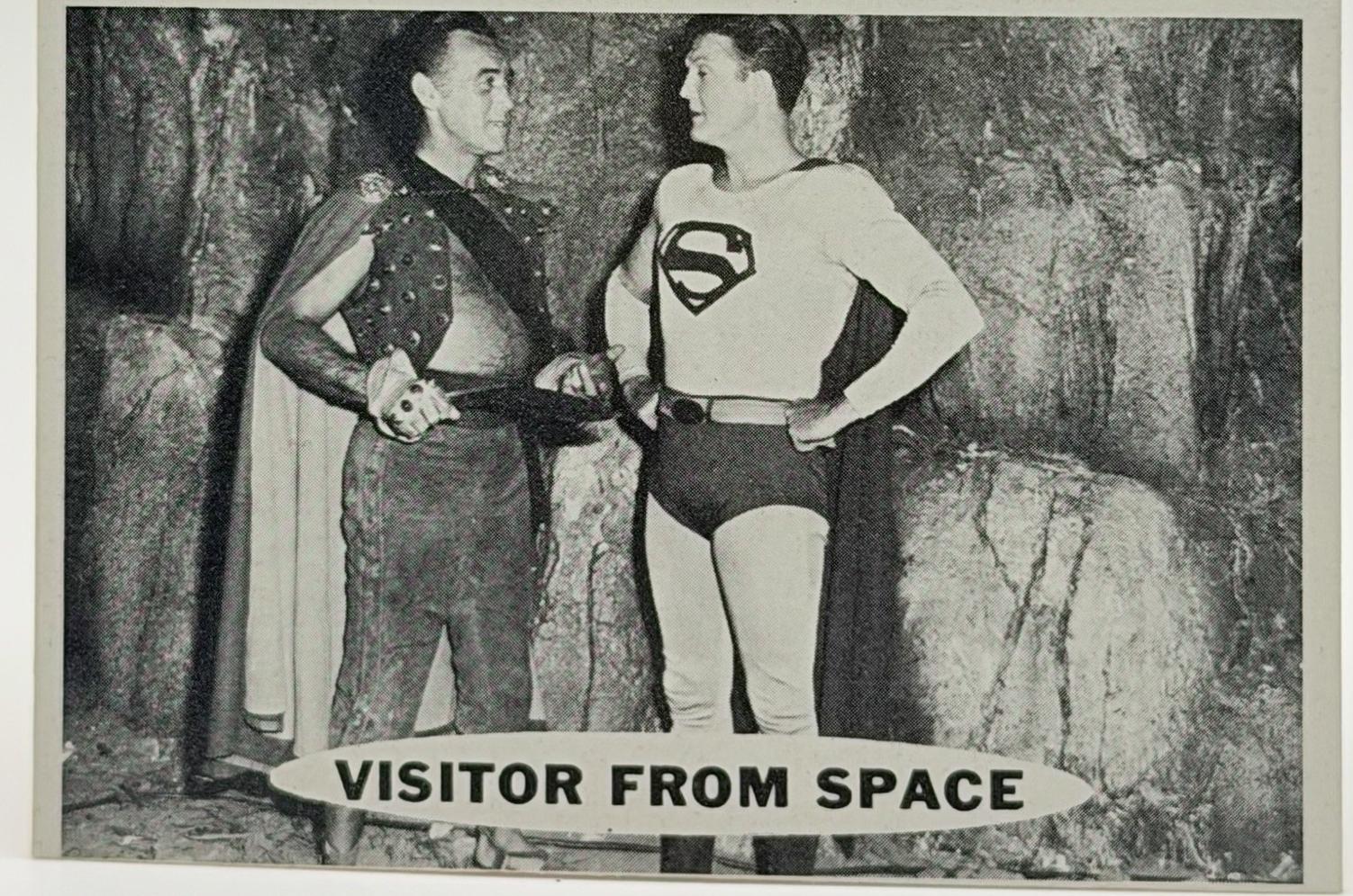 1966 Topps Superman Visitor from Space #65 card