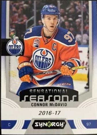 Connor McDavid #SS-8 Hockey Cards 2019 Upper Deck Synergy
